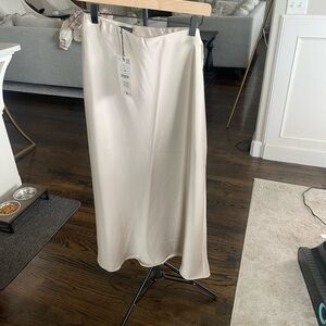 Zara Cream Maxi Skirt